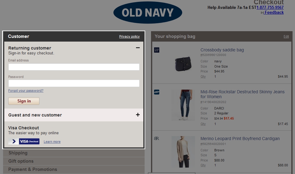 О OldNavy twelfth