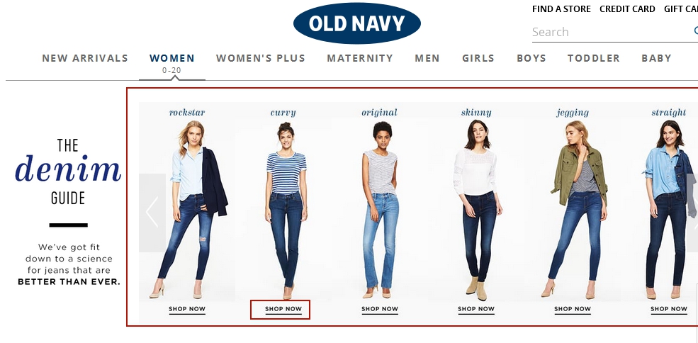 О OldNavy sixth