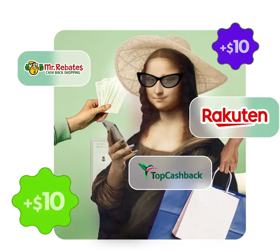 Кешбэк-сервисы Mr.Rebates, Rakuten, TopCashback