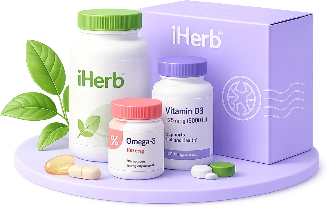 iHerb: витамины, БАДы и посылка из США с Pochtoy.com