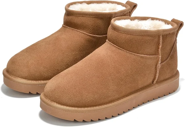 Fur-Lined Leather Boots