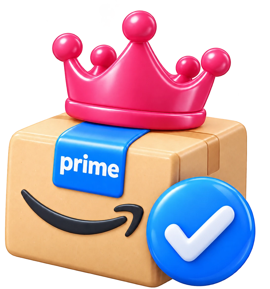 Amazon Prime Box with Crown