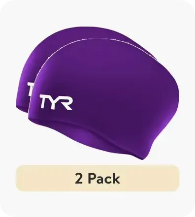 Набор из двух шапочек TYR Swim Cap 2-pack