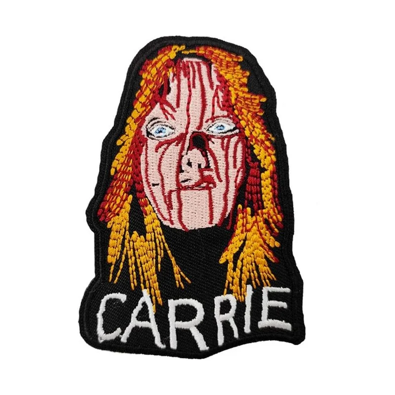 Carrie embroidered patch