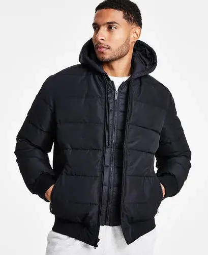 Michael Kors - Hooded Puffer Bomber Jacket