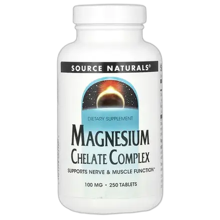 Source Naturals комплекс хелата магния 250 таблеток