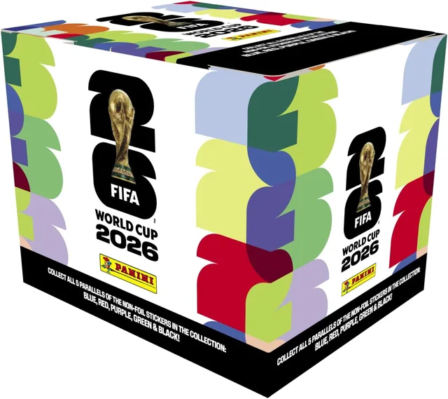 Panini: бокс наклеек ЧМ, 50 пачек